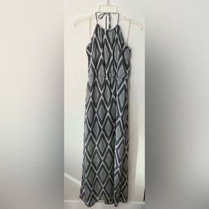 Black and White Charlotte Russe Maxi Dress size S
